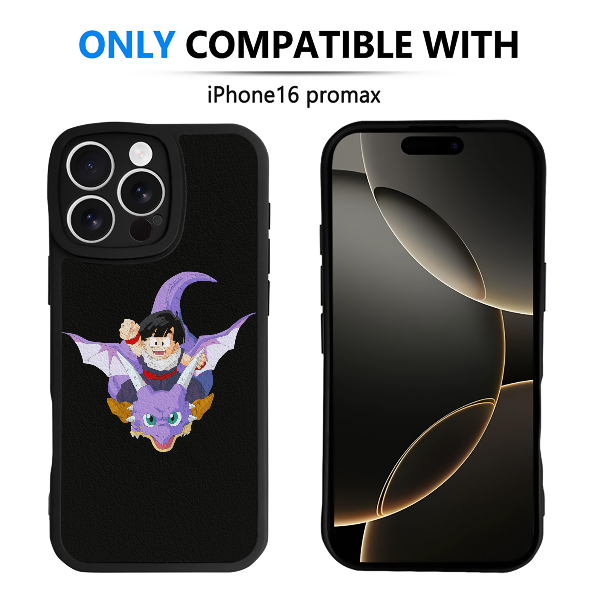 （画像用） ドラゴンボール DRAGON BALL 【iPhone 16シリーズ対応】シリコンスマホケース（レザー調） 材質：シリコン